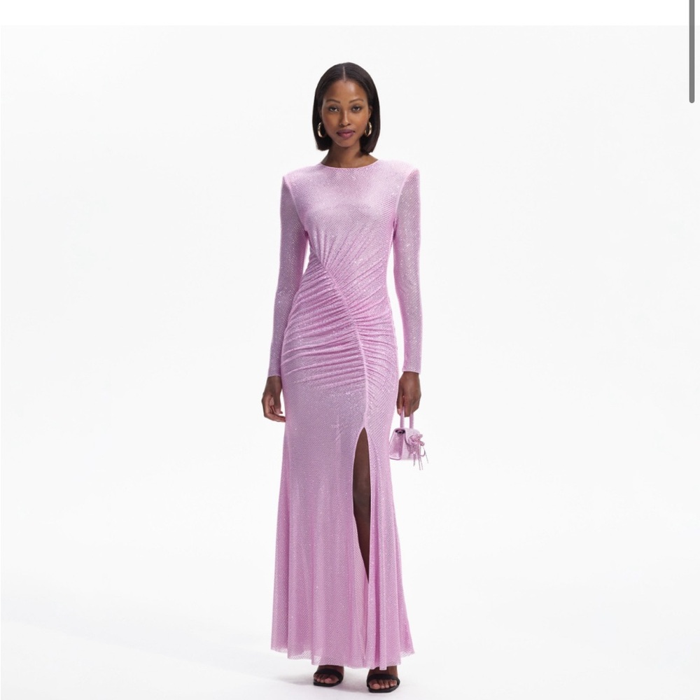 STUNNING CRYSTAL SELF PORTRAIT DRESS